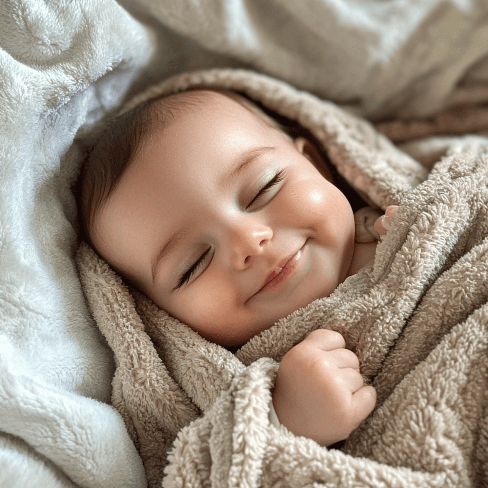 Bébé détendu après un massage