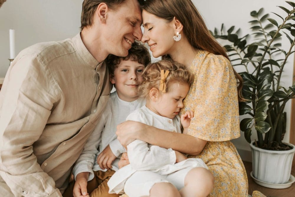 Famille soudée et aimante