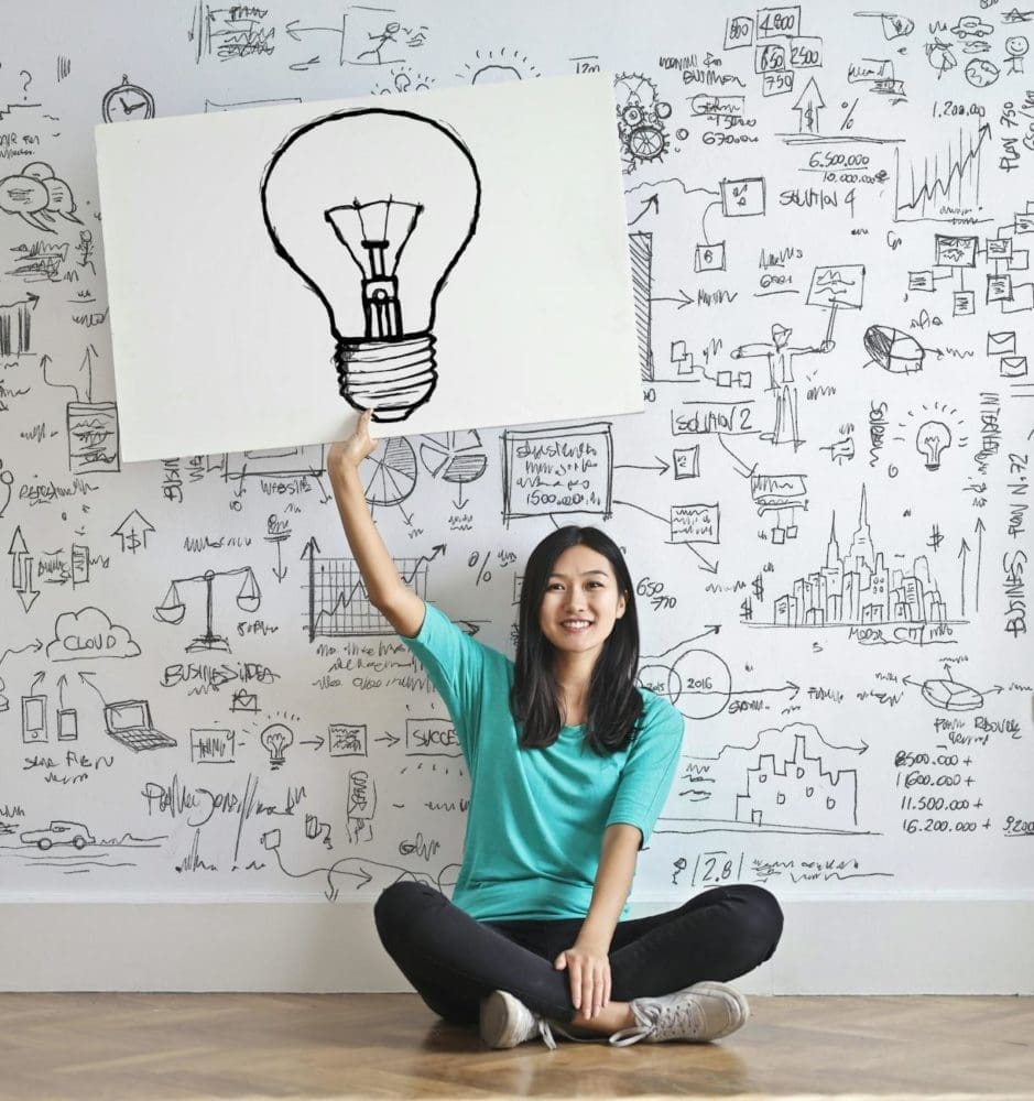 Une femme inspirée